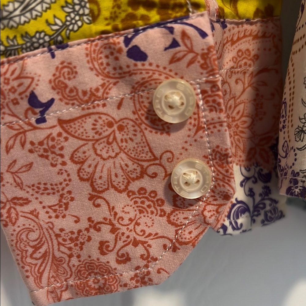 Etro Multicolor Patchwork Blouse - Picture 5 of 12